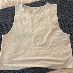 Fabletics Light Green Sports Tank - Large